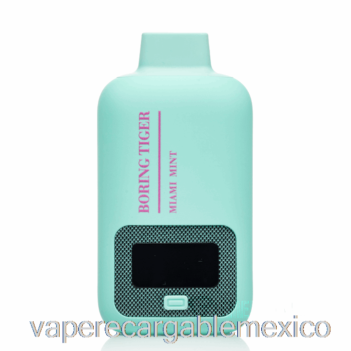 Vape Recargable Luffbar Aburrido Tigre 25000 Desechable Miami Mint